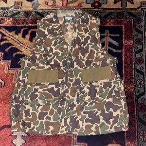 Saftbak Dove Shooting Vest - Old School Brown Camo